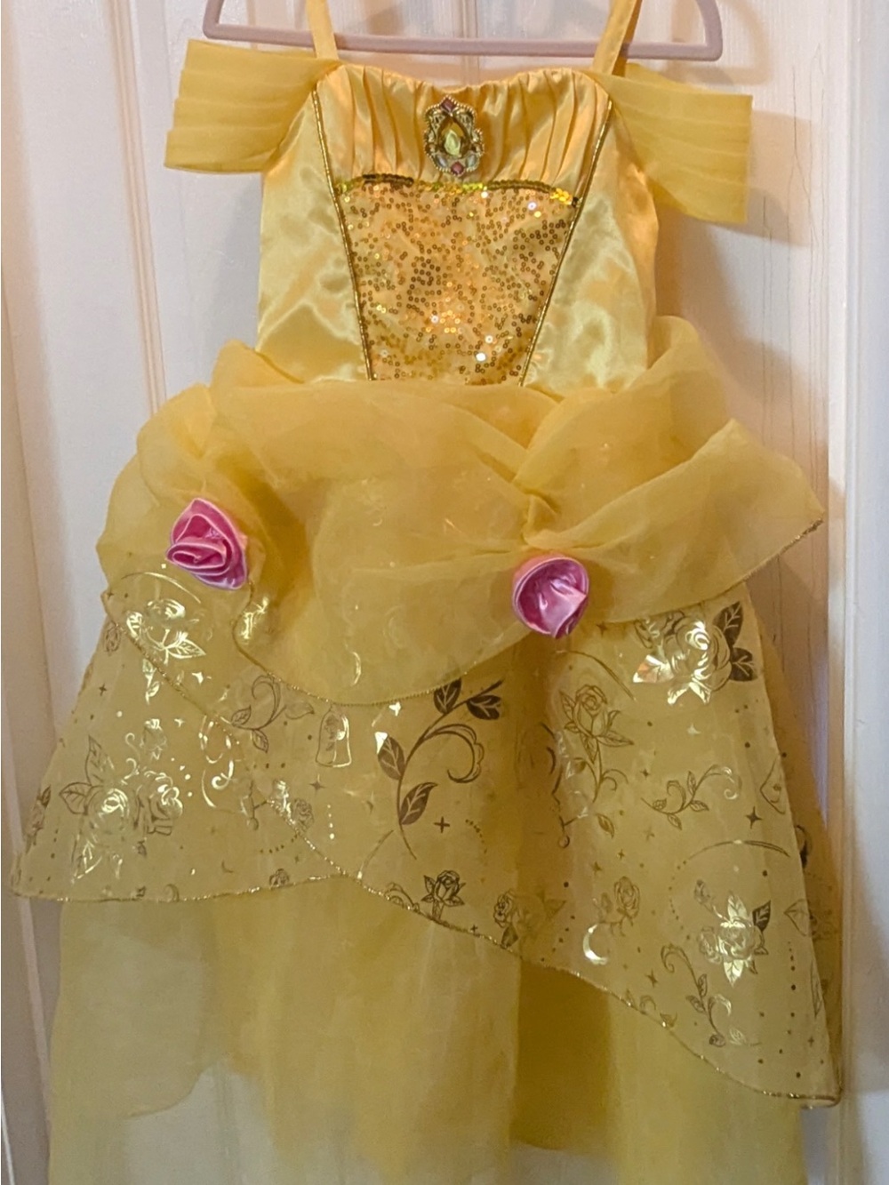 Classic Disney theme park exclusive yellow Belle dress